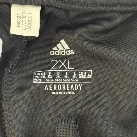 Adidas AEROREADY Black Track Pants 2XL Men’s – Zip Hem, Athletic Trousers - Picture 7 of 16